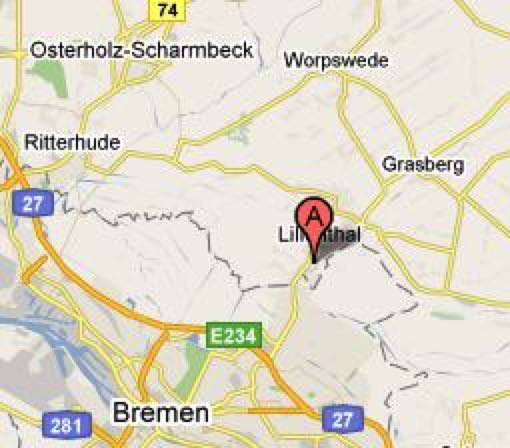 Landkarte Lilienthal